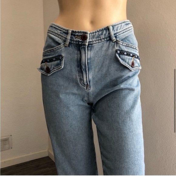 Vintage Jeanology collection blue jean 100% cotton size:4 - Picture 7 of 16